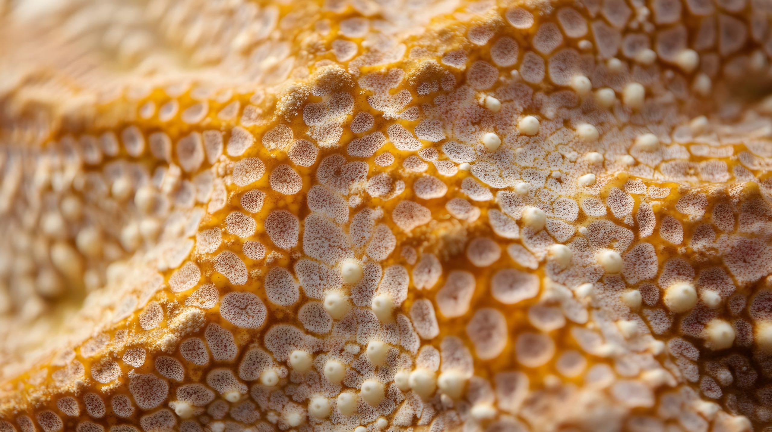Close-up,Of,Starfish,Texture,Highlighting,Detailed,Orange,Surface
